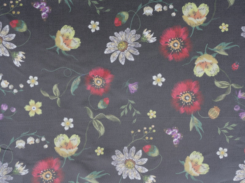 Polyester-Viscose Twill Printed Lining Fabric