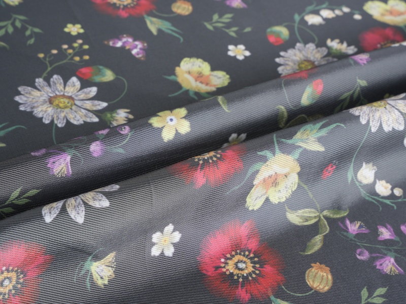 Polyester-Viscose Twill Printed Lining Fabric