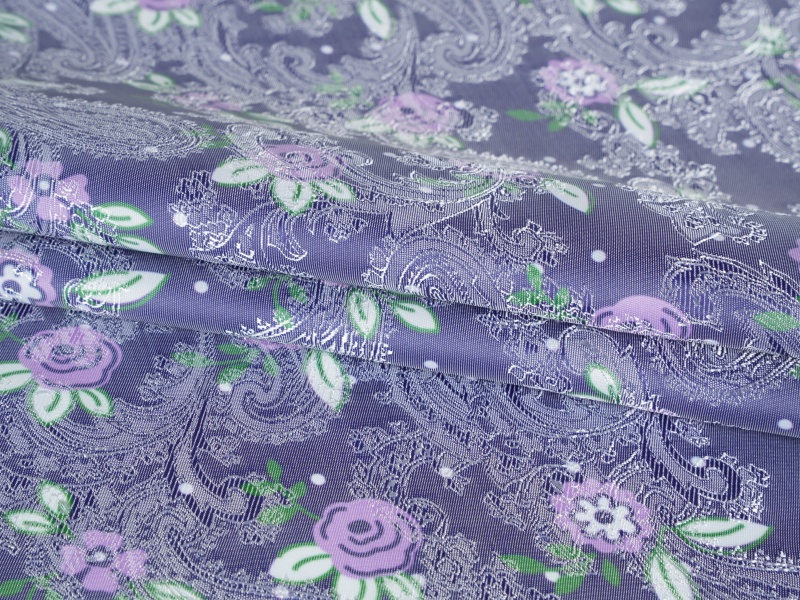 Polyester-Viscose Jacquard Printed Lining Fabric