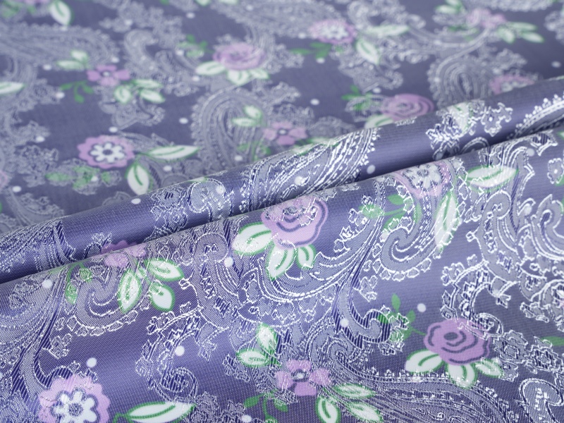 Polyester-Viscose Jacquard Printed Lining Fabric