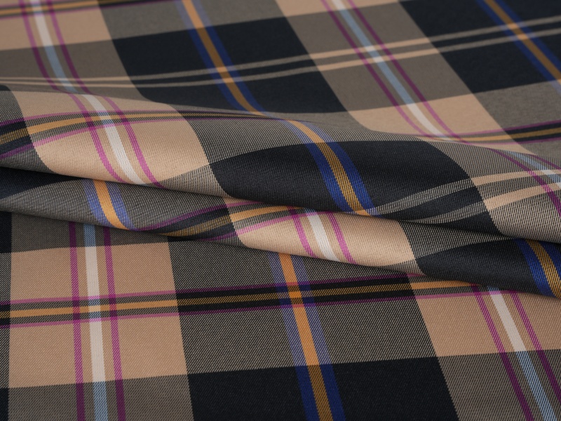 Polyester Yarn-Dyed Sleeve Lining Fabric