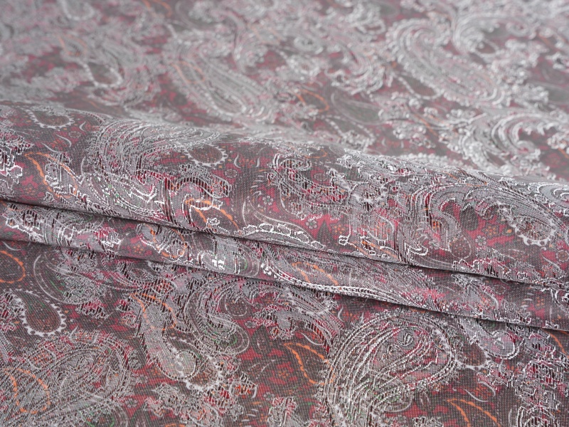 Polyester-Viscose Jacquard Printed Lining Fabric