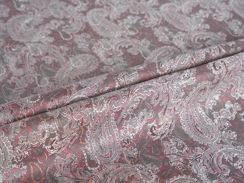 Polyester-Viscose Jacquard Printed Lining Fabric